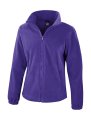 Dames Fleece Vest Result Outdoor R220F Purple